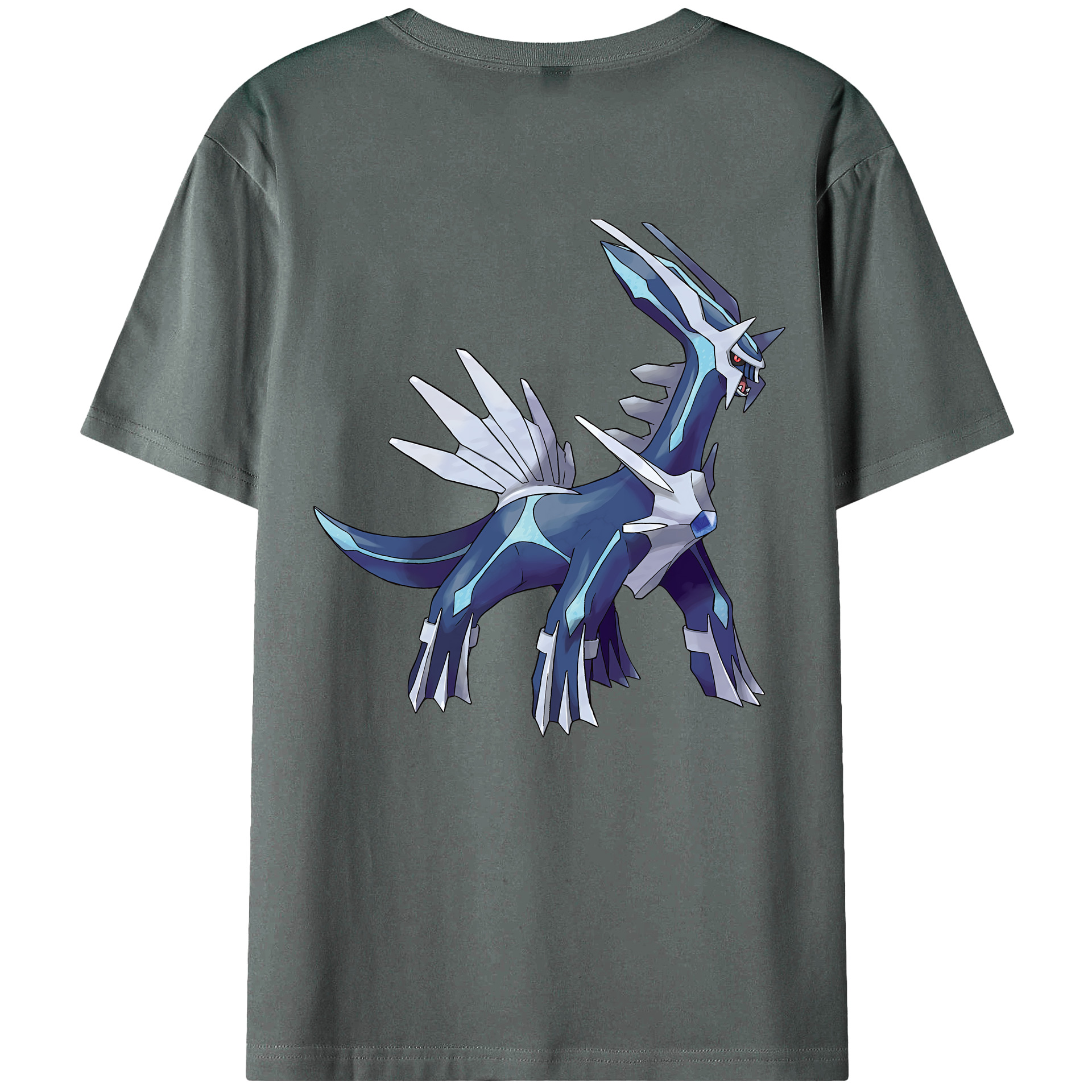 （画像用） ポケットモンスター Pokémon 綿100％ メンズ半袖Tシャツ（バックプリント） 通気性